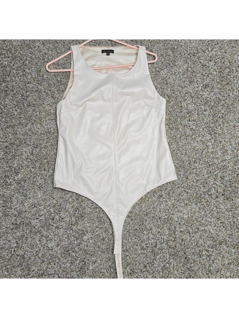 Shinestar Women's Cream Bodysuit